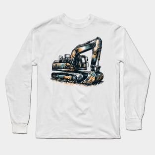 Excavator Long Sleeve T-Shirt